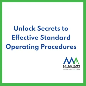 Unlock Secrets to Effective Standard Operating Procedure